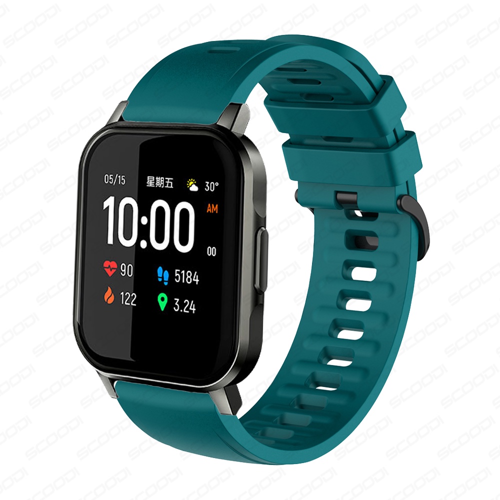 Dây Đeo Silicon Mềm Chất Lượng Cao Cho Đồng Hồ Thông Minh Xiaomi Haylou Smart Watch 2 LS02 RS4 RS4 Plus