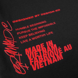 Grimm DC Áo Vietnamese Boiz // Black