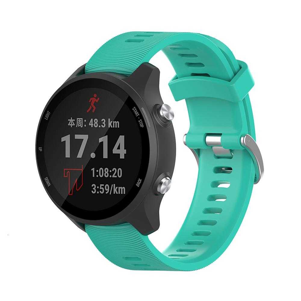 Dây Đeo Silicon Mềm Nhiều Màu Cho Đồng Hồ Thông Minh Garmin Forerunner 245m 245