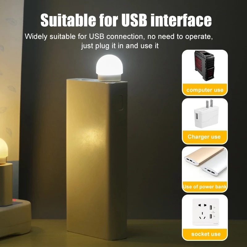 Đèn LED Mini Đọc Sách Bảo Vệ Mắt Cổng USB Tiện Dụng | BigBuy360 - bigbuy360.vn