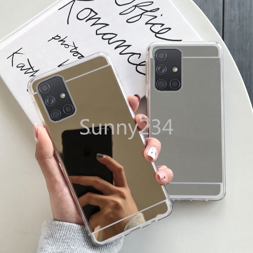 Ốp điện thoại tráng gương thời trang cho Samsung A21S A70 A70S A51 A71 A32 A52 A72 M10 M20 M30 | BigBuy360 - bigbuy360.vn