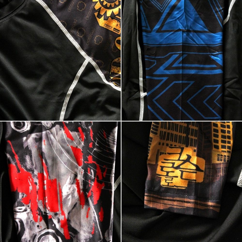 Áo thun thể thao tay dài ôm dáng thoáng khí thời trang dành cho nam