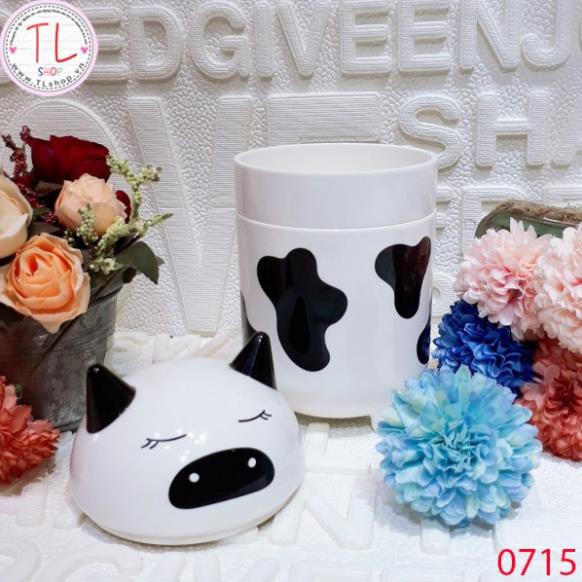 Ly nhựa hình động vật siêu dễ thương