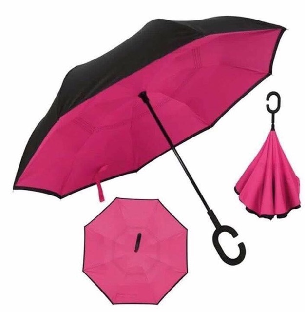 [SALE 10%] Dù đi mưa mở ngược Inverted Umbrella chuyên dụng cho xe hơi