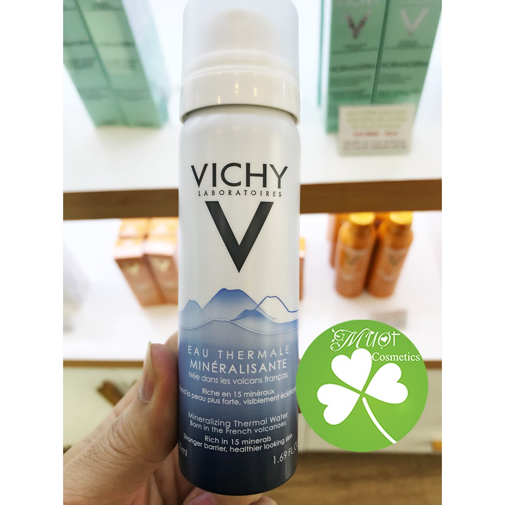 [Chính Hãng] Nước xịt khoáng dưỡng da Vichy Mineralizing Thermal Water 50ml
