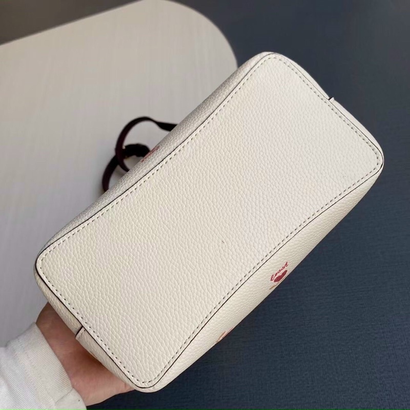 Túi Coach bucket hoa xinh size nhỏ