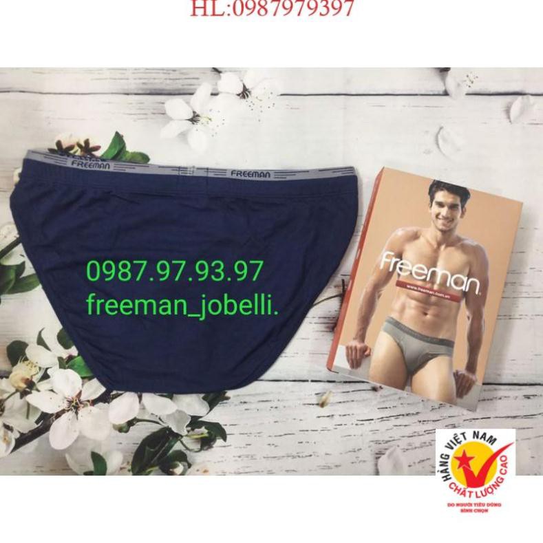 Quần xì nam Freeman 6043,giá cty 69k- bán 43k quần sịp cotton lụa