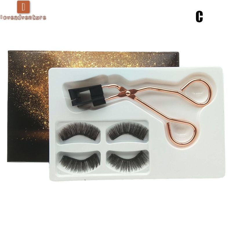 (Hàng Mới Về) Bộ Dụng Cụ Gắn Mi Giả Từ Tính Tự Nhiên Và Keo Dán Tiện Dụng Cho Nữ | BigBuy360 - bigbuy360.vn