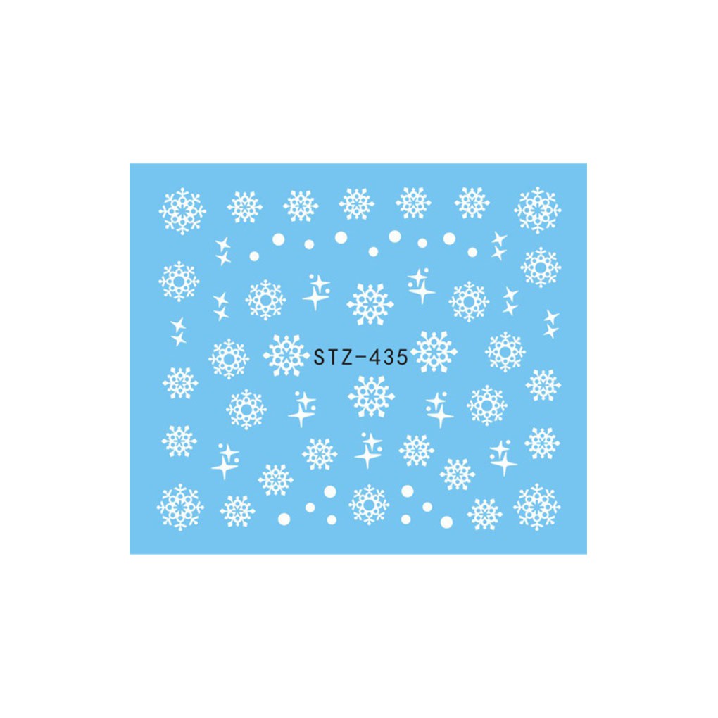 [Hàng mới về] Miếng dán trang trí móng tay họa tiết giáng sinh xinh xắn làm đẹp cho nữ