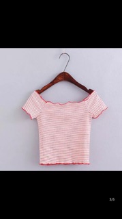 Áo trễ vai zara basic