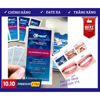 Miếng dán trắng răng Crest 3D White Whitestrips