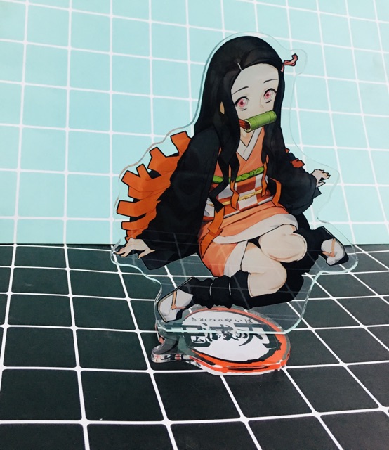 Tượng mô hình kamad nezuko, Standee anime kimetsu no yaiba kamad nezuko