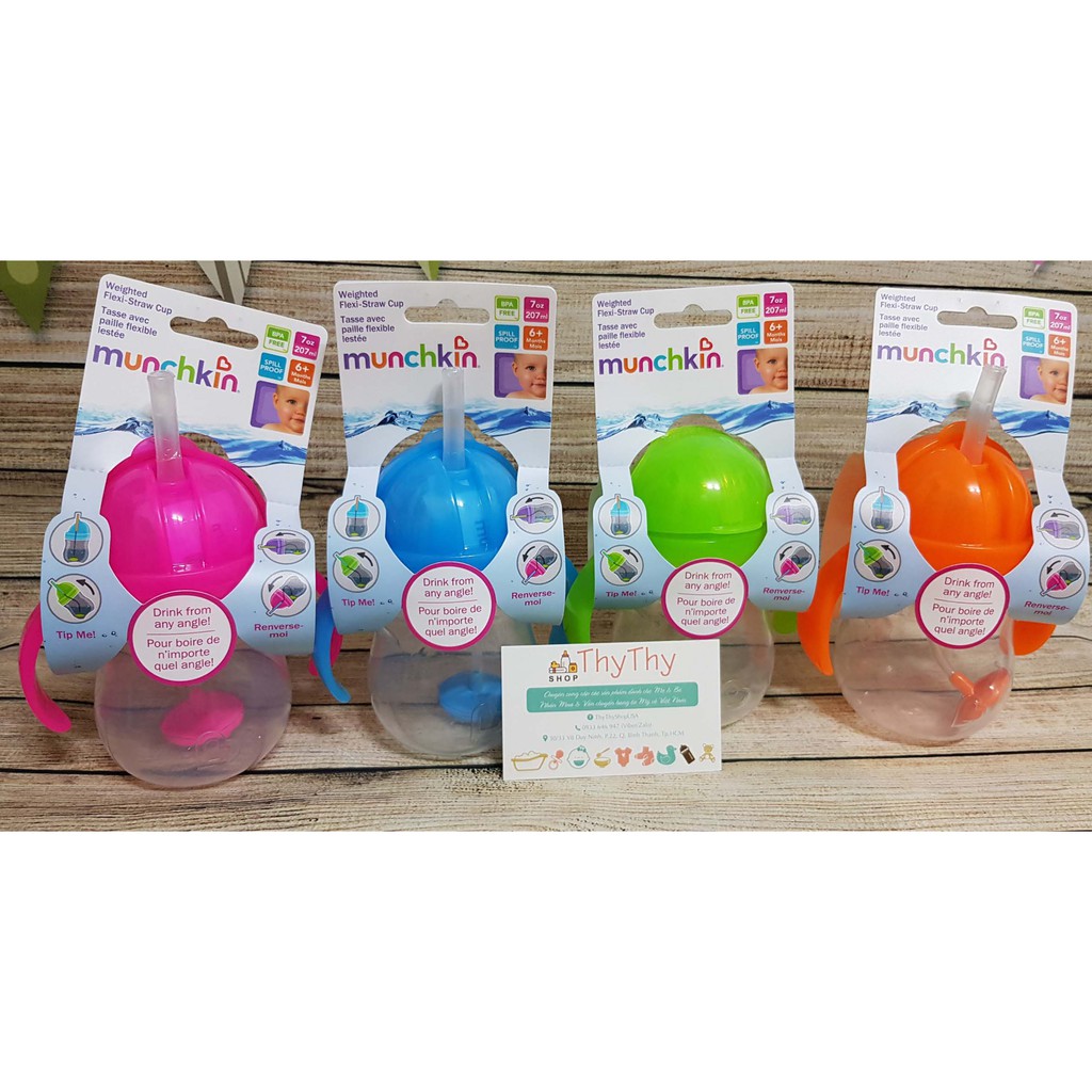 BÌNH  UỐNG NƯỚC ỐNG HÚT MỌI TƯ THẾ MUNCHKIN