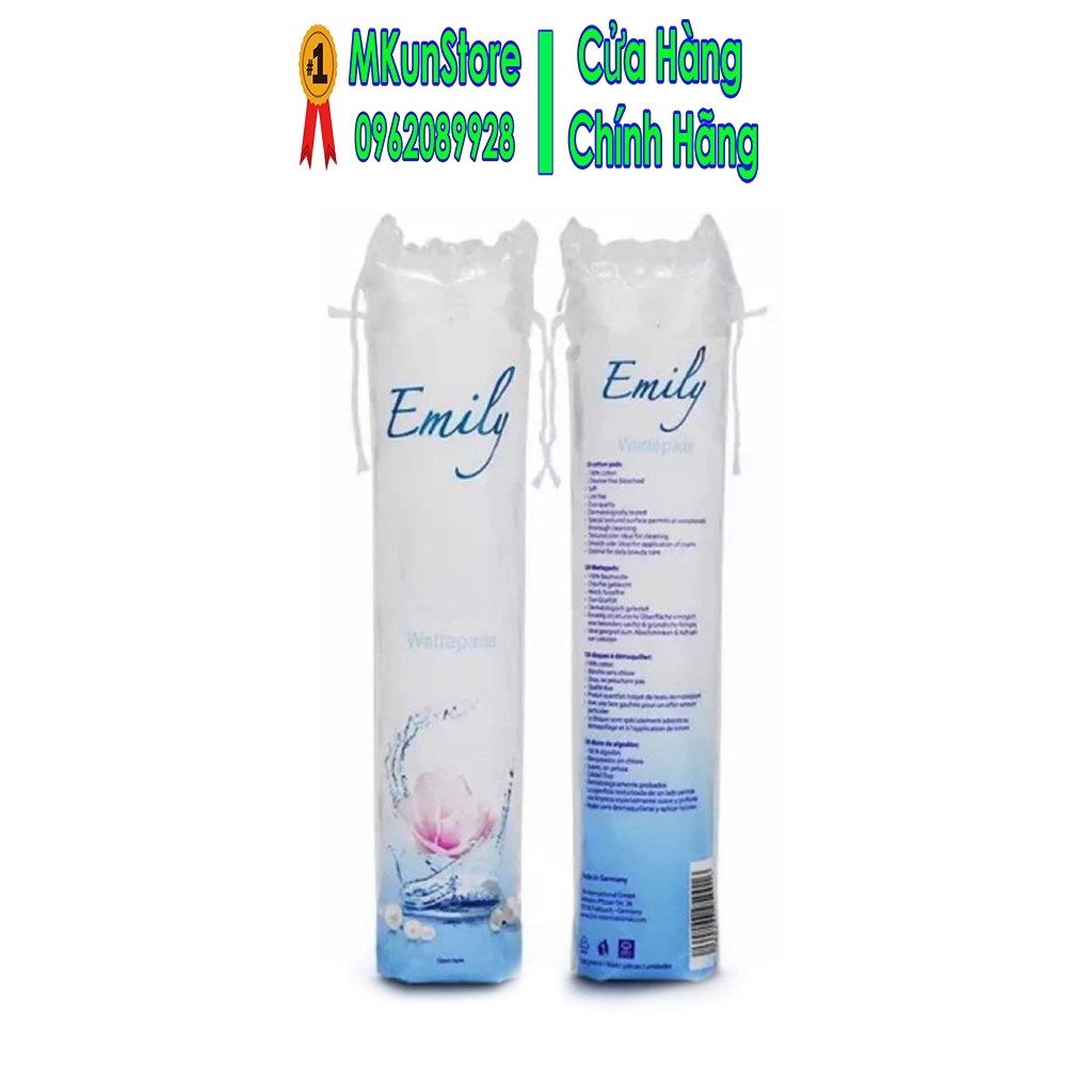 Bông Tẩy Trang Emily Mềm Mỏng Siêu Thấm [Chính Hãng Đức]