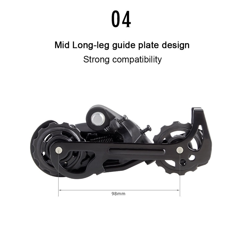 Bộ đề sau xe đạp leo núi tốc độ Microshift 7 8 9 10 11 12
