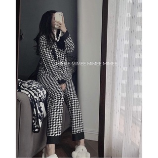 Pijama đồ ngủ kẻ mimee