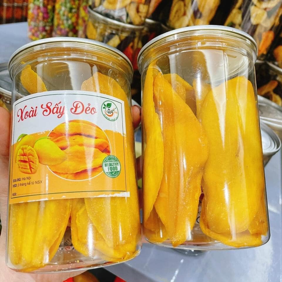 Xoài Sấy Dẻo/ Sấy Lạnh Tự Nhiên Nguyên Chất Thơm Ngon