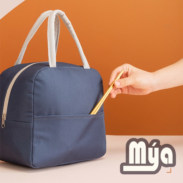 [B43] Túi đựng hộp cơm cao cấp Lunch Bag giữ nhiệt lâu tiện dụng - Túi đựng hộp cơm GIA DỤNG THÔNG MINH MÝA