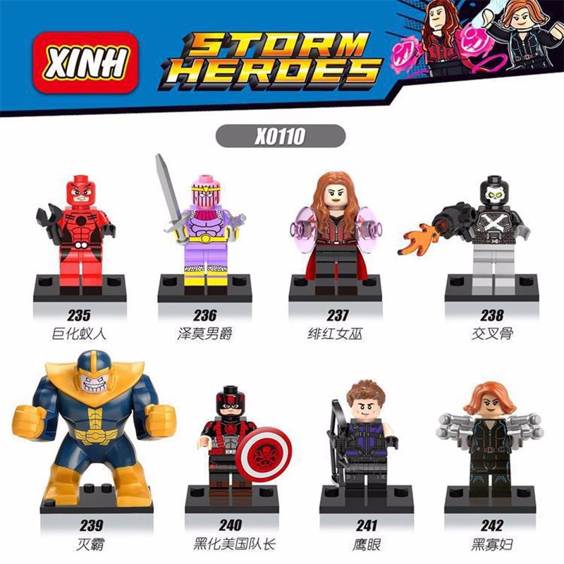 MARVEL Mô Hình Lắp Ráp Lego X0110 Xh238 Cao Cấp