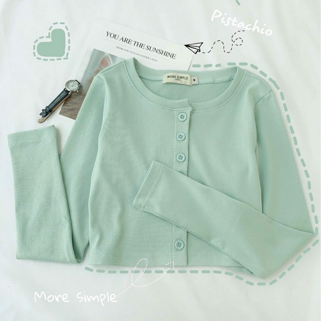 Áo Nữ Kiểu - Áo Croptop Yan Tay Dài Siêu Xinh - Thời Trang Nữ AnAn - CRT1 | BigBuy360 - bigbuy360.vn