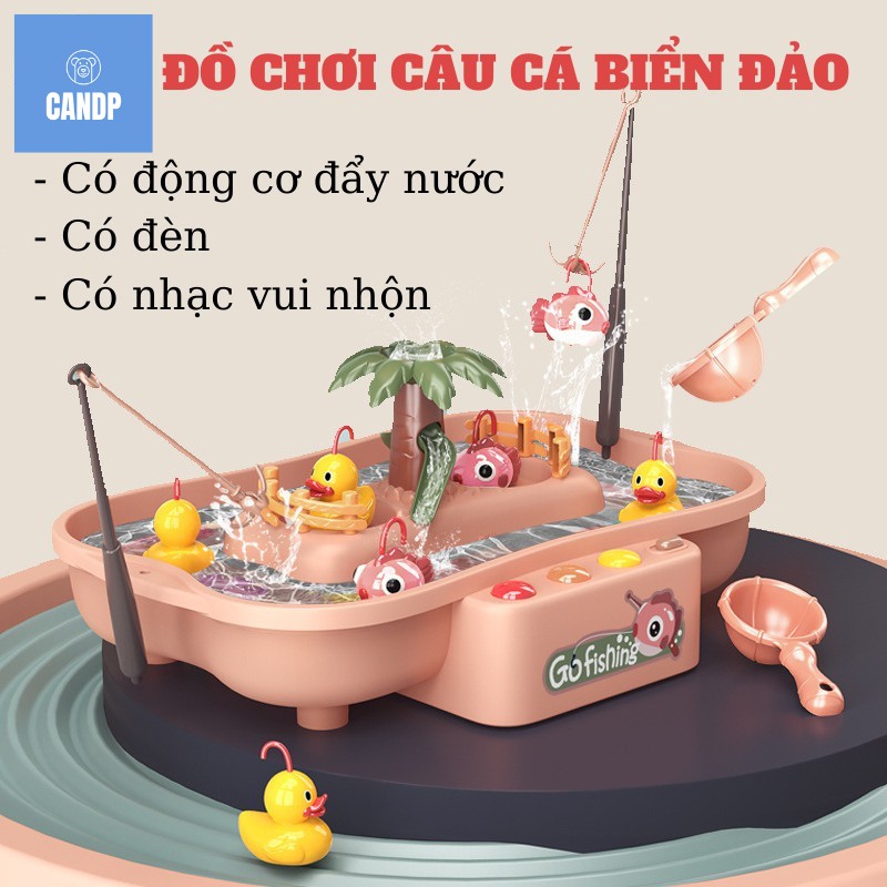 Đồ chơi câu cá Bộ câu cá đồ chơi mô tả hành động câu cá chân thực đồ chơi cho bé trai đồ chơi trẻ em có nhạc và đèn