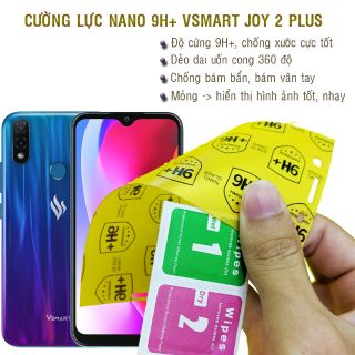 Dán cường lực dẻo nano 9H+ Vsmart Joy 2 Plus