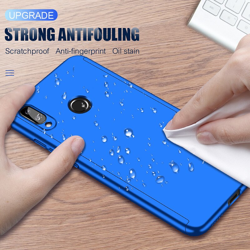 Ốp Điện Thoại Hai Mặt Bảo Vệ 360 Độ Cho Xiaomi Redmi Mi 9 9A 9C 9T K20 K20Pro S2 Note 10 10S 10Pro