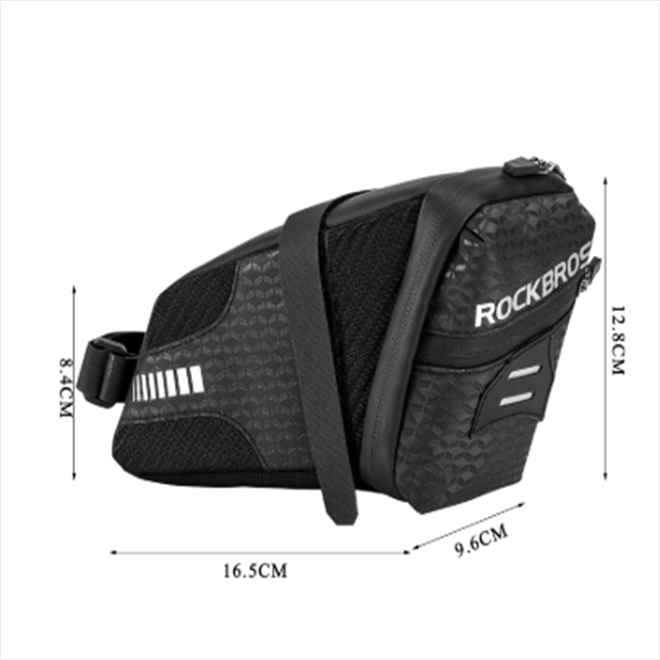 Rockbros Túi Vải Nylon Phản Quang Gắn Yên Xe Đạp Tiện Dụng