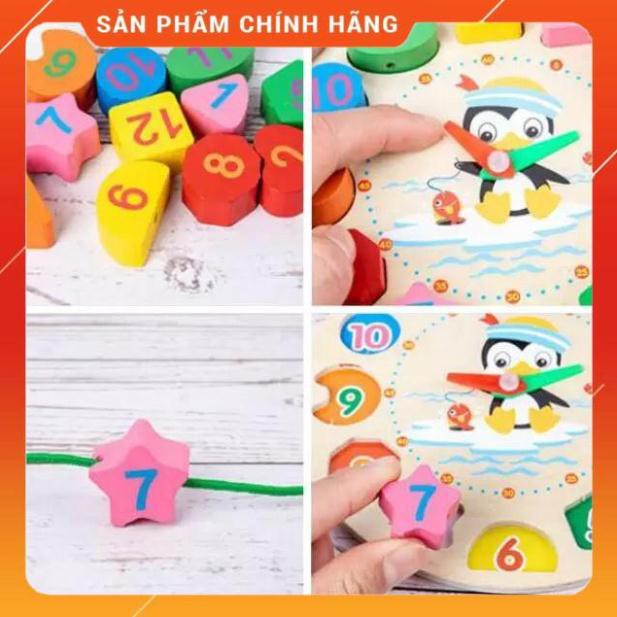 [RẺ NHẤT] Đồ Chơi Gỗ, Bộ 6 Món Đồ Chơi Tổng Hợp Dạy Trẻ Các Kỹ Năng Cơ Bản BR06D