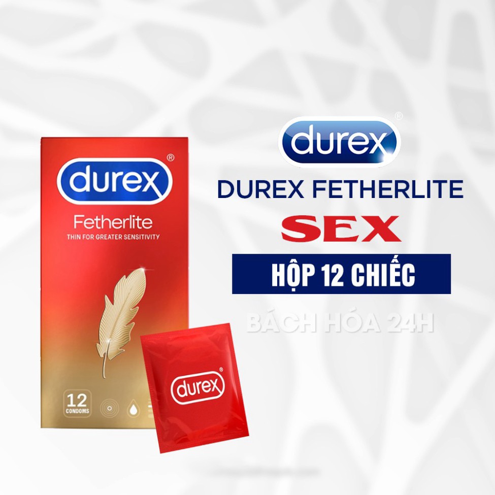 [Bộ Tứ Siêu Đẳng] Bao cao su Durex Performa, BCS Fertherlite Siêu Mỏng, Pleasuremax Gai Nhỏ Liti, iNViSiBLE Mỏng Ôm Sát