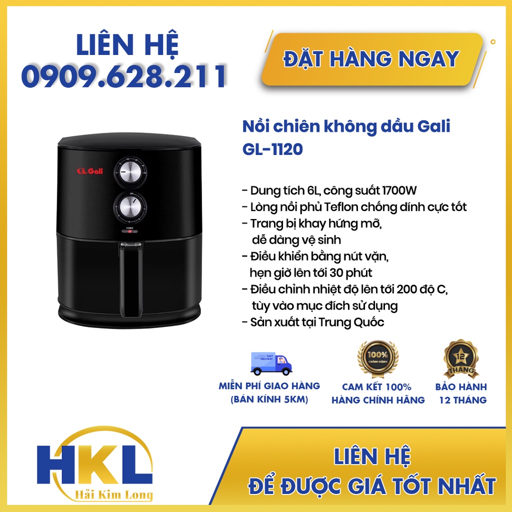 Nồi chiên không dầu GL-1120