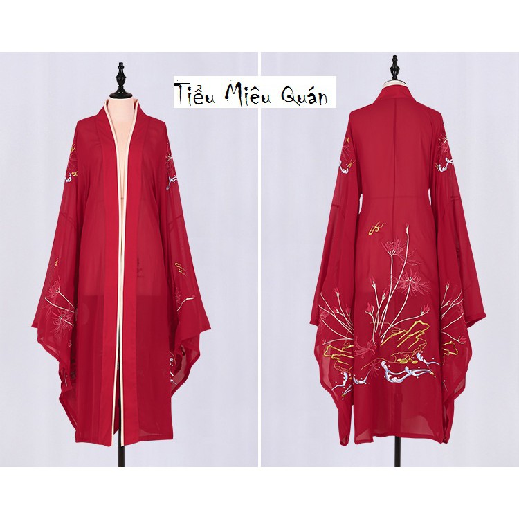 Nhiều mẫu áo choàng voan cổ trang khoác ngoài Hán phục | BigBuy360 - bigbuy360.vn