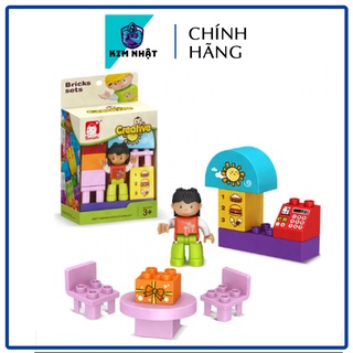 Thanh lý - Box Mega Junior Blocks,Bé ghép hình thông minh 01T