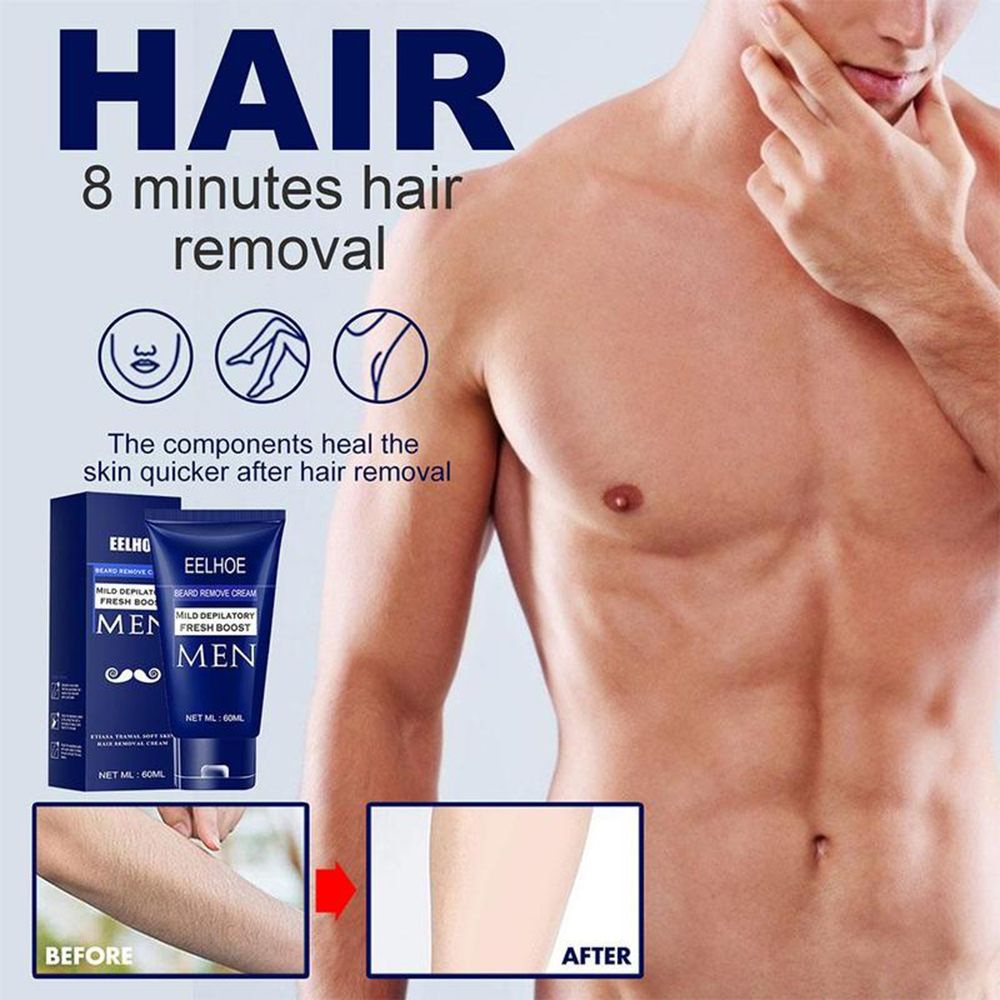 [Hàng mới về] Kem Tẩy Lông Toàn Thân / Vùng Da Dưới Cánh Tay / Vùng Kín Nhẹ Nhàng Không Gây Đau Cho Nam Giới