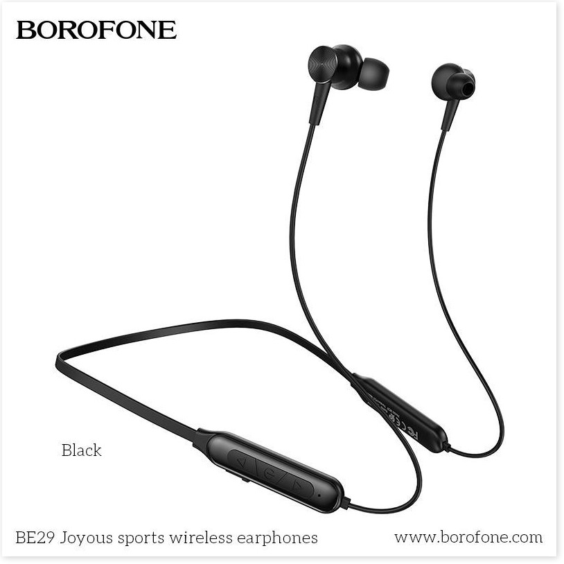 [HÀNG CHÍNH HÃNG]Tai Nghe Bluetooth BOROFONE BE29 Kiểu Dáng Thể Thao V5.0 Tai Nghe Bluetooth Quàng Cổ ,Nghe Nhạc Và Đàm | BigBuy360 - bigbuy360.vn