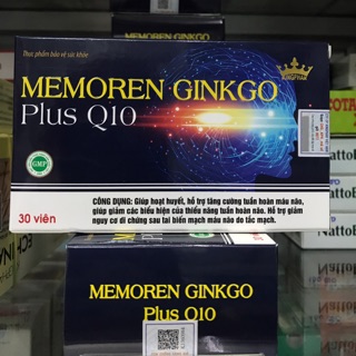 Memoren ginko plus Q10: tăng cường tuần hoàn máu não