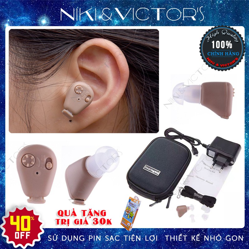 Máy Trợ Thính Không Dây Axon K88 Pin Sạc Tai Nghe Trợ Thính Chính Hãng