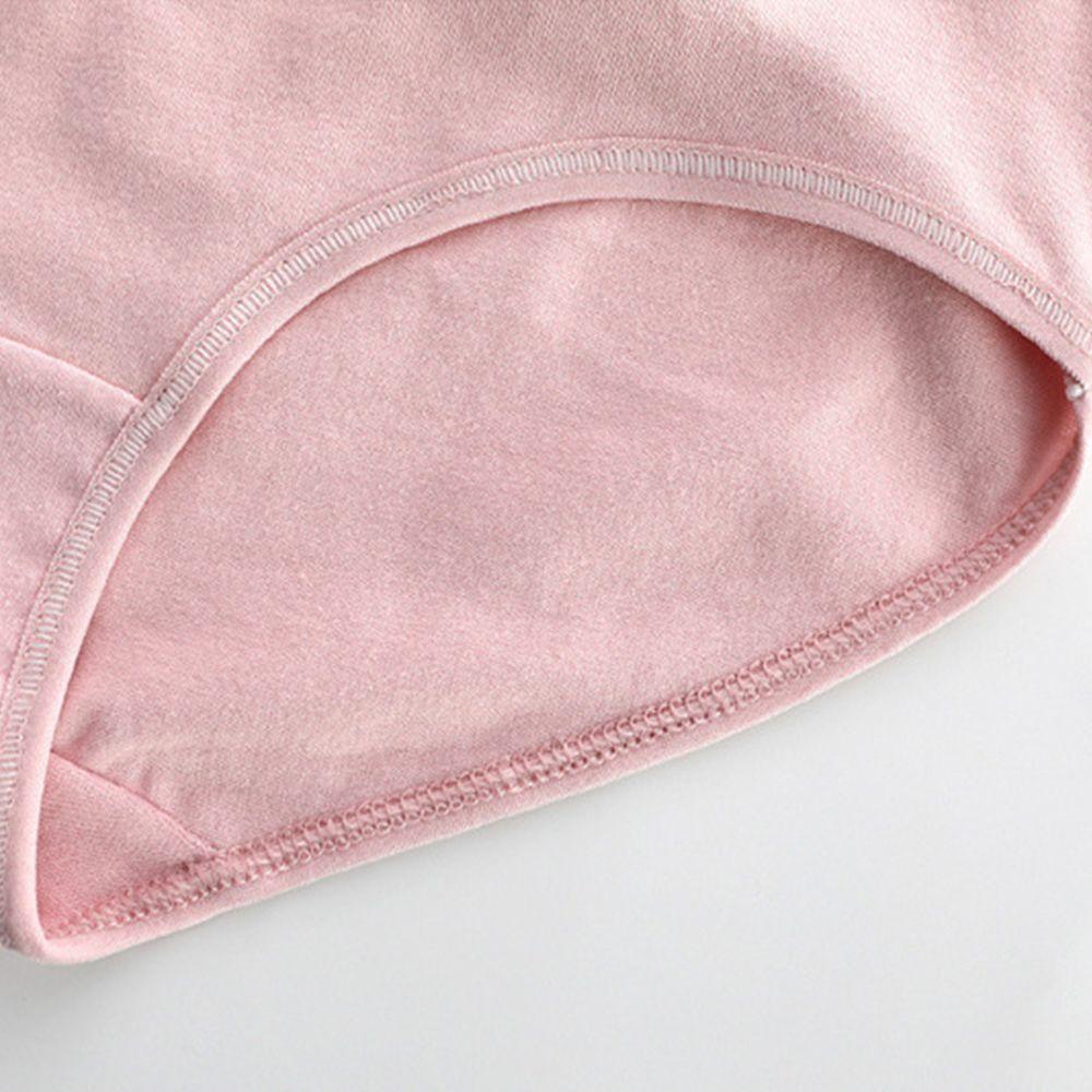 OCEANMAP Quần Lót Thoáng Khí Thoải Mái Màu Trơn Họa Tiết Quả Đào Dành Cho Nữ