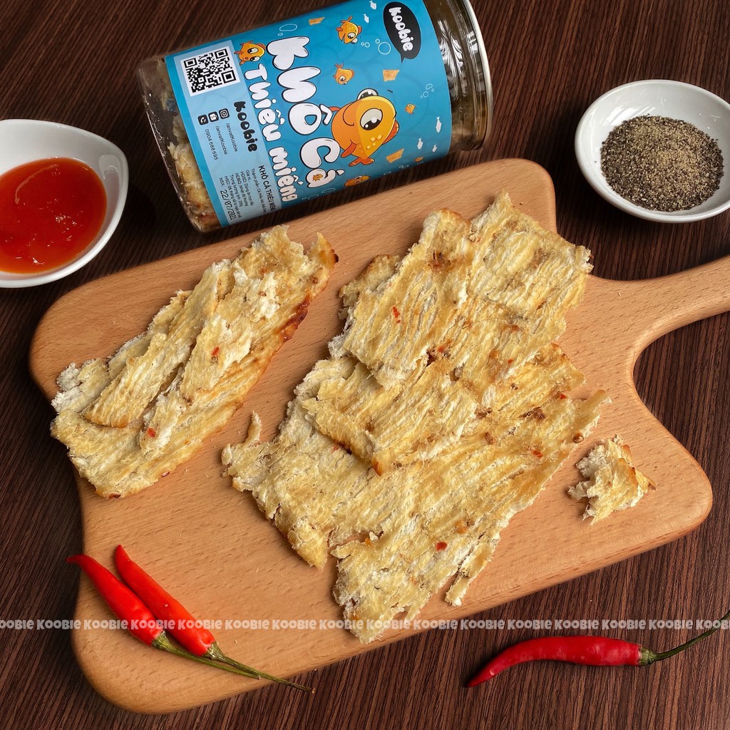 Khô cá thiều 200g Koobie, đồ ăn vặt ngon, an toàn vệ sinh giao hàng siêu tốc | BigBuy360 - bigbuy360.vn