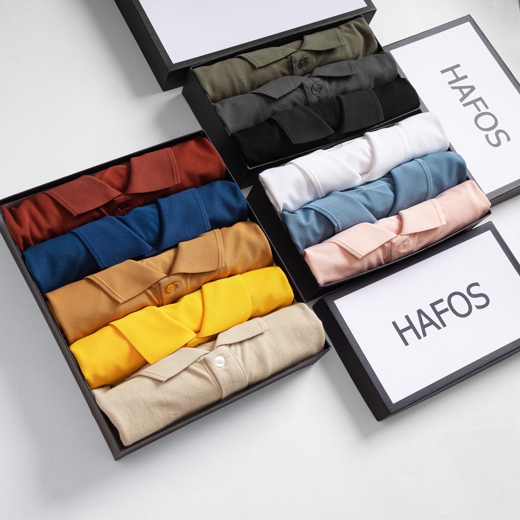 Áo Thun Polo Nam Basic 8 màu vải Cá Sấu Cotton cao cấp – HAFOS | BigBuy360 - bigbuy360.vn