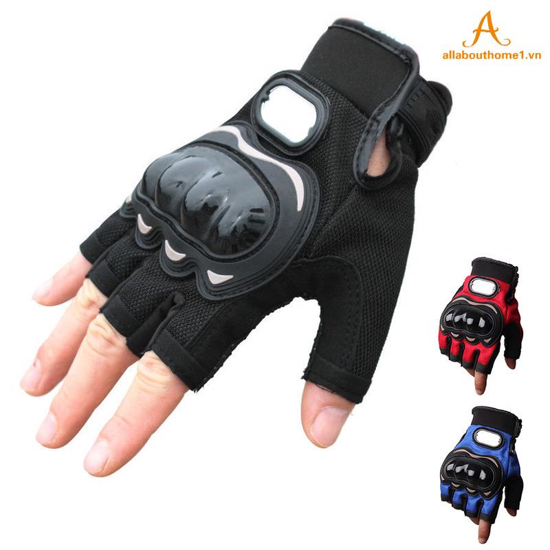 Găng tay đua xe máy thiết kế hở 5 đầu ngón tay
