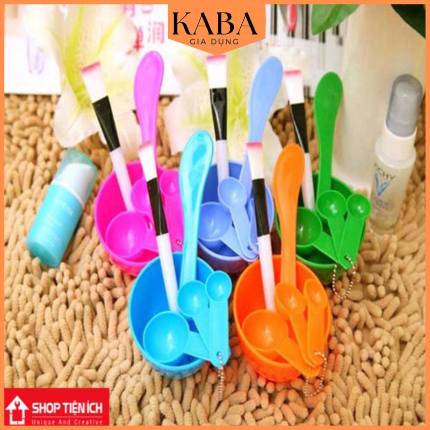 Bộ dụng cụ trộn đắp mặt nạ 4 in 1 KABA
