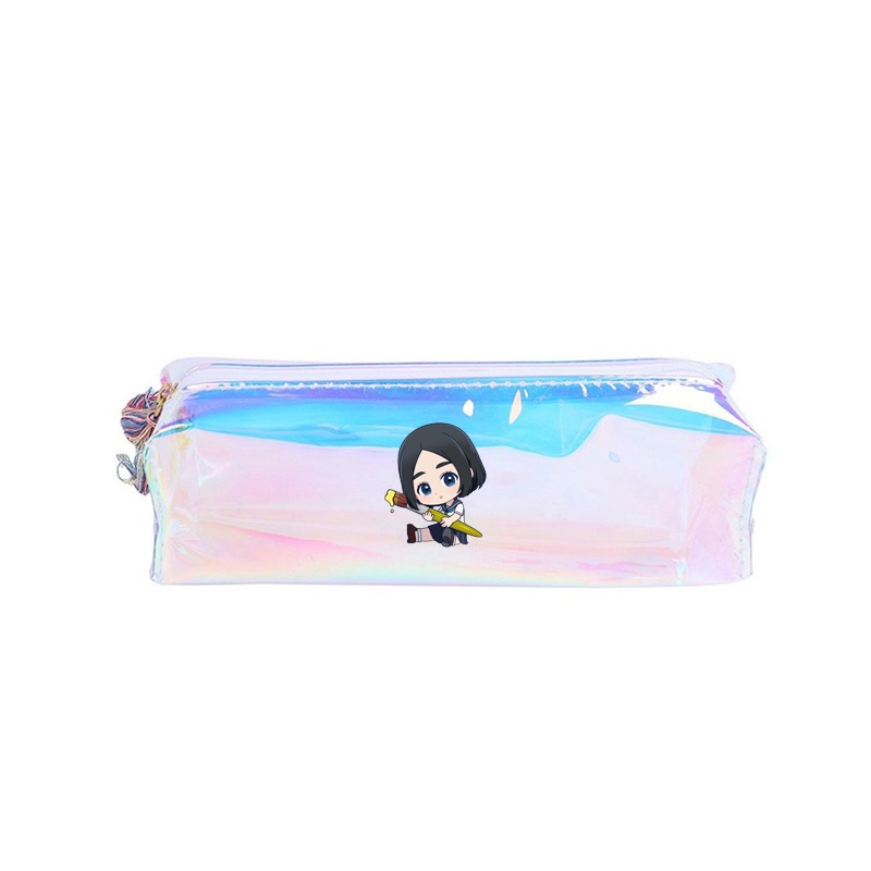 Hộp bút trong in hình BLUE PERIOD anime chibi xinh xắn