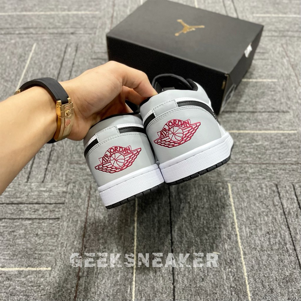 [GeekSneaker] Giày Jordan 1 Low - Light Smoke Grey ( Xám Khói )