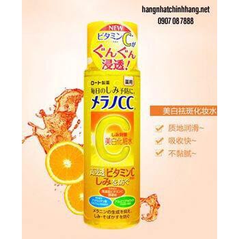 Nước Hoa Hồng Toner Melano CC Vitamin C Whitening Lotion Rich 170ml Nhật Bản
