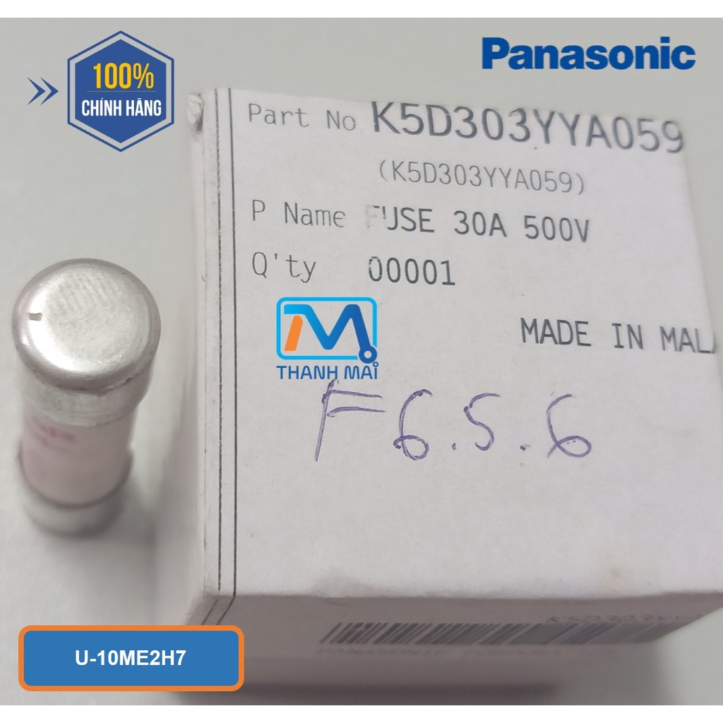 Cầu chì nhiệt Dàn nóng điều hòa trung tâm Panasonic U-10ME2H7 máy lạnh Panasonic model U-10ME2H7