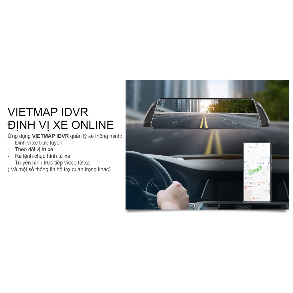 Camera hành trình Vietmap IDVR P2 +Sim 4G