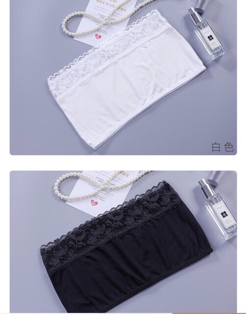 Áo ngực ren quây.