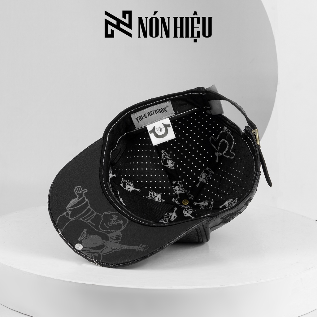 Nón ông địa 𝕿𝖗𝖚𝖊𝕽𝖊𝖑𝖎𝖌𝖎𝖔𝖓 Da Thật phối lưới MADE IN USA Full Tem Mark hãng