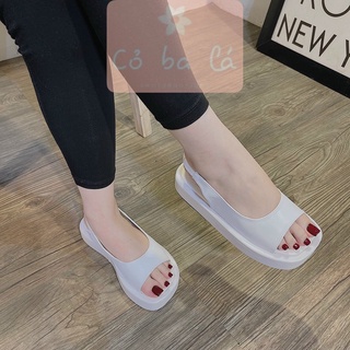 Sandal nữ cobalashoes - giày thời trang quai ngang đế xuồng - giày sandal bánh mì nữ s21070900